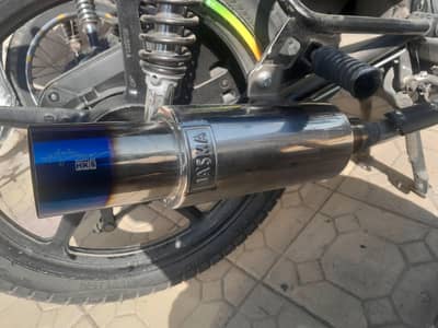 Yahma ybr hks exhaust with genuine pipe
