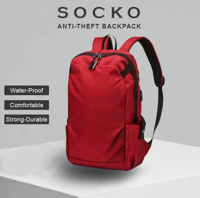 Premium Anti-Theft Laptop Backpack | Waterproof | USB Charging Port |