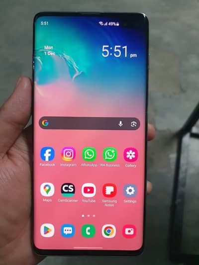 PTA approved galaxy S10 plus 312/53/94/6O4