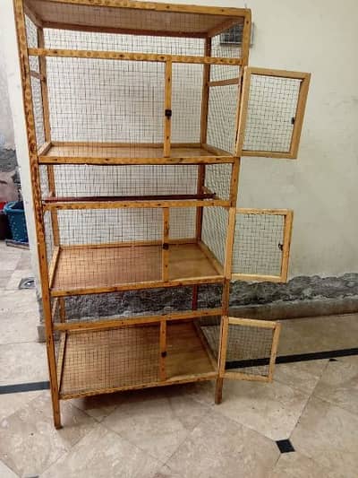 wooden cage