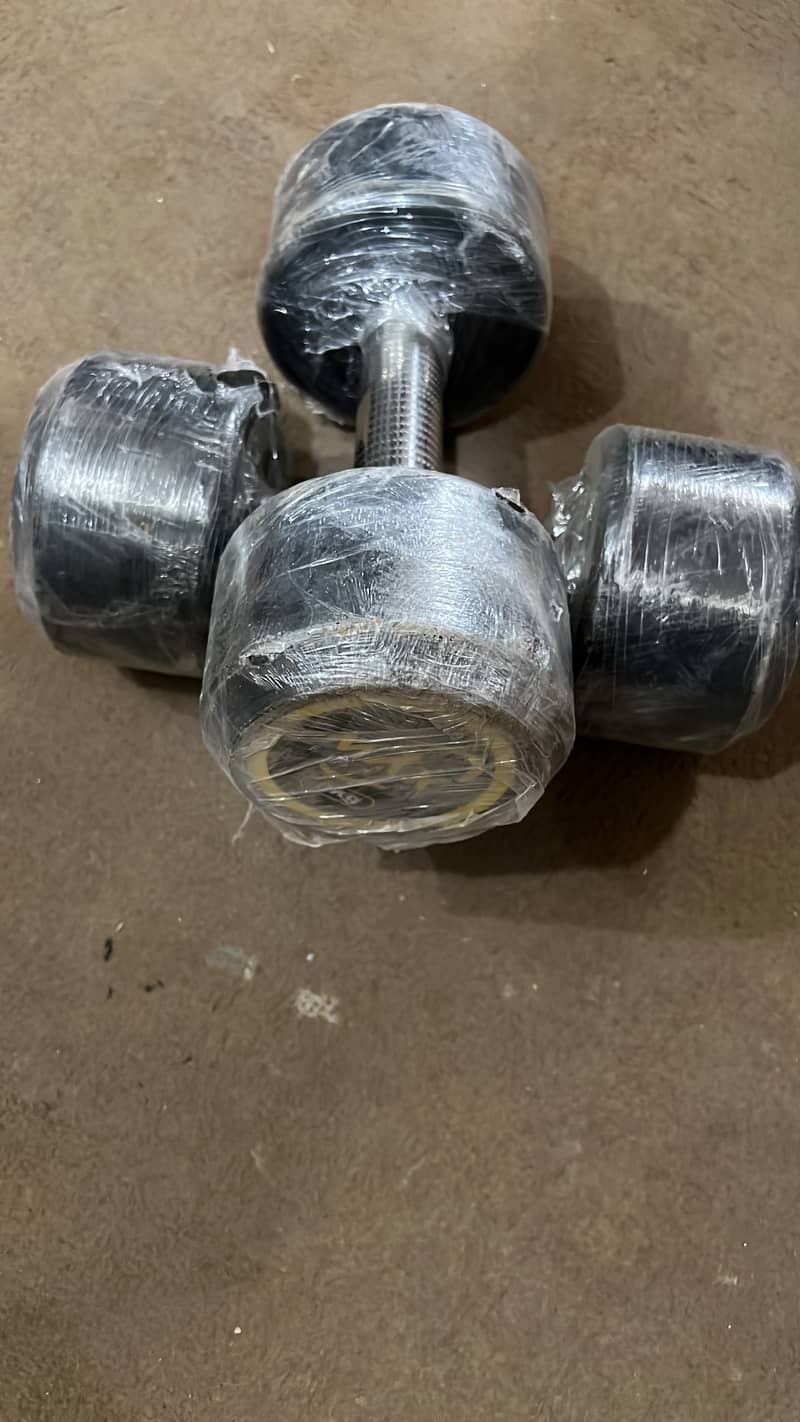 Rubber coated Dumbells 0