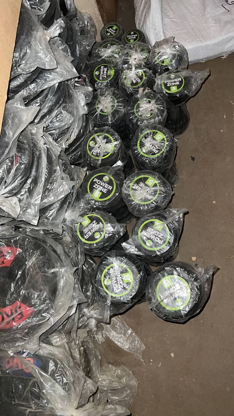 Rubber coated Dumbells 3