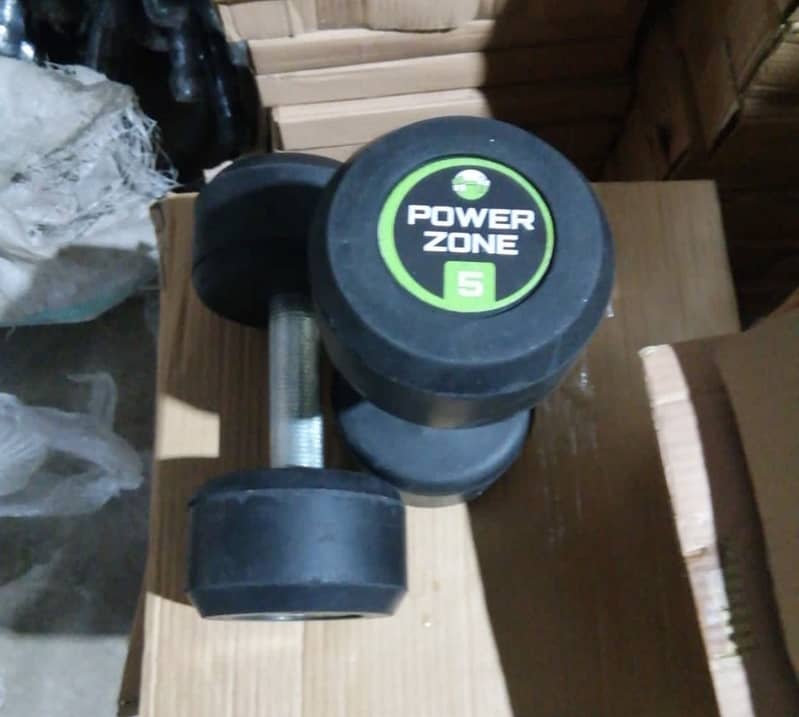 Rubber coated Dumbells 4