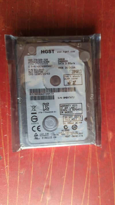 Hitachi HHD branded 320gb