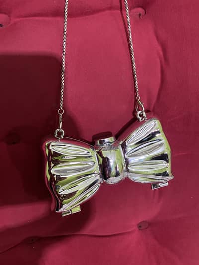 Butterfly silver purse slightly used