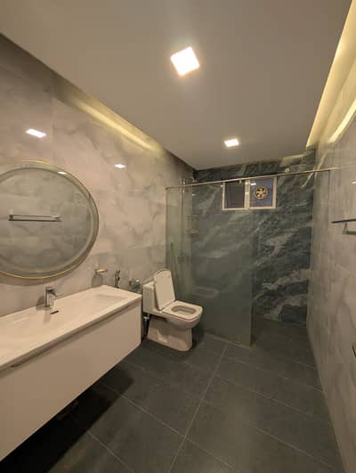 F-11 Excellent Modern 666 SQY Spacious And Beautiful Triple Storey House Proper And Modern Fittings Along With Tile Flooring Proper 9 Bedrooms, 9 Attached Bathrooms 3 Kitchens, 3 Powder Rooms, Drawing Dinning, TV Lounge