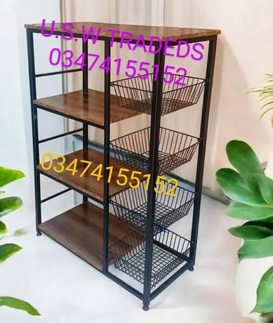 oven stand kitchen rack storage box