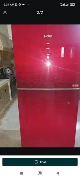 Haier Refrigerator medium size double door fridge all ok 0325/7593/127