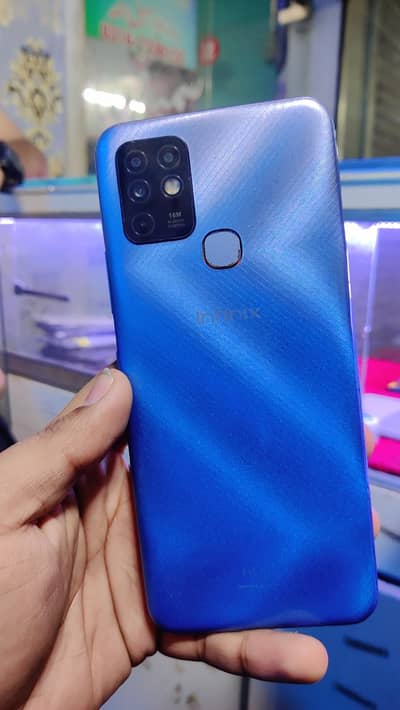 infinix hot 10 6GB 128GB wala just glas chang