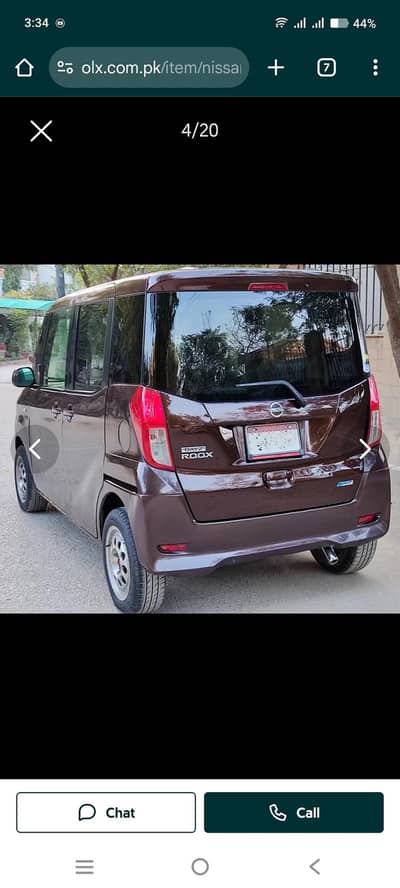 nissan day roox good condition good interior