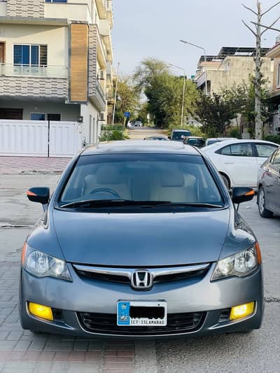 Honda Civic Vti oriel prosmatic 2010 full option Islamabad number