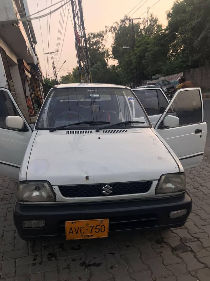 Suzuki mehran 2011 I Sindh registered I family use car 1