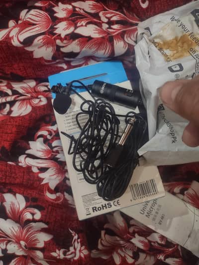 boya mike. M1 bilkul new original microphone