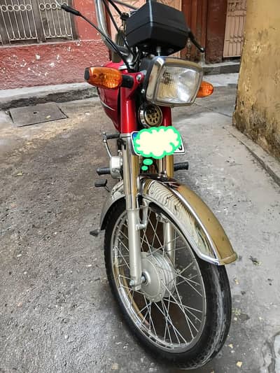 brand new bike Honda 70 for sale Islamabad number 2011 model