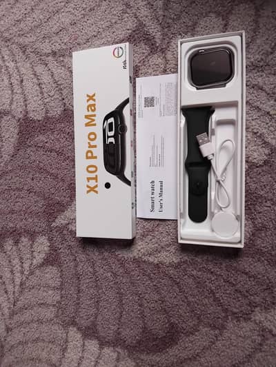 x 10 pro max smart watch