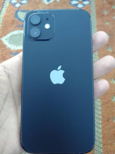 i phone 12 jv 10/10 okay condition 4 months sim working 89% battery