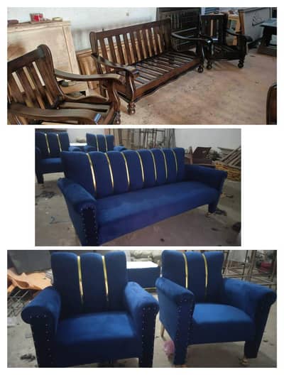 wood sofa too full cousin home services available