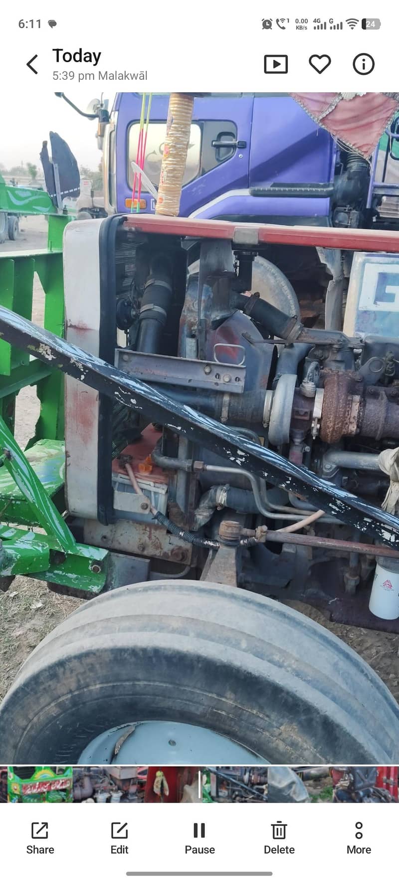 ٹریکٹر ،ٹرالی فار سیل ماڈل 2002,  ٹریکٹر 260 7