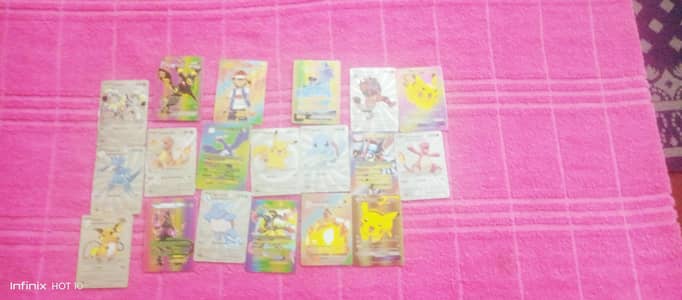 POKEMON 20 SILVER+GOLD CARDS