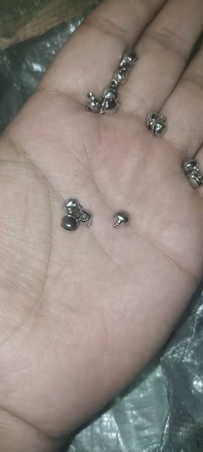 silver ghungro for kashmeri Bangles