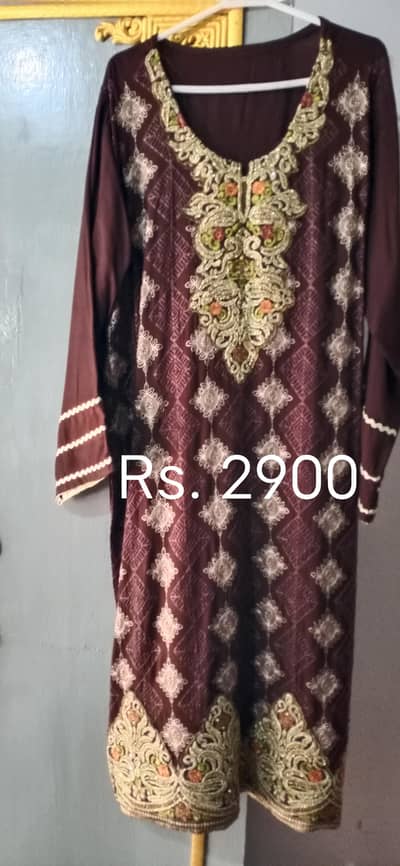 3 Piece Embroidered Dreas