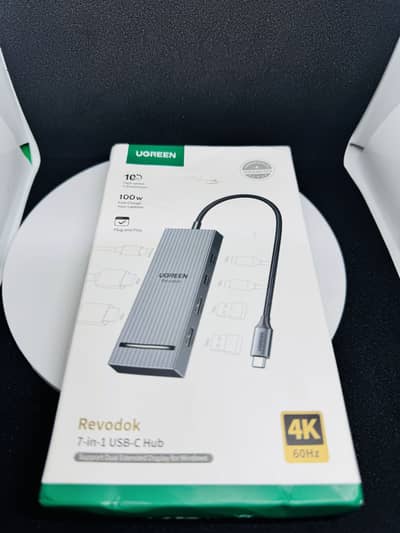 UGREEN 7 in 1 Docking Station Dual Monitor, USB C Hub