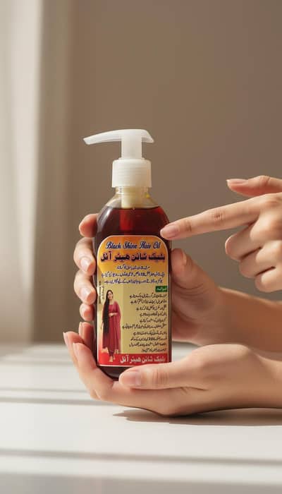 Original Black Shine Hair Oil – Hair Growth & Hair Fall Control