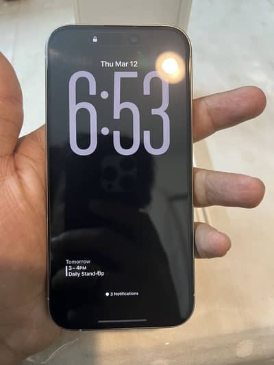 iPhone 15 pro - White - 256gb - PTA Approved