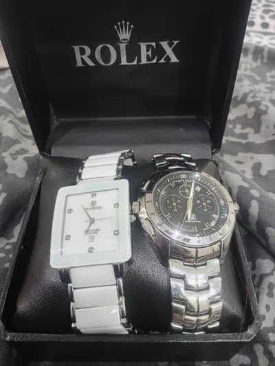 pack of two watches tag heuer and olivera