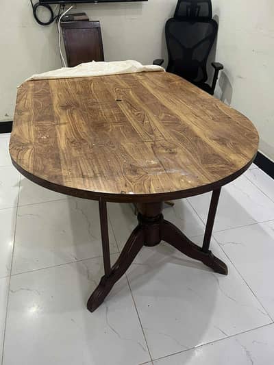 dining table/wood table/heavy wood table/table without chairs
