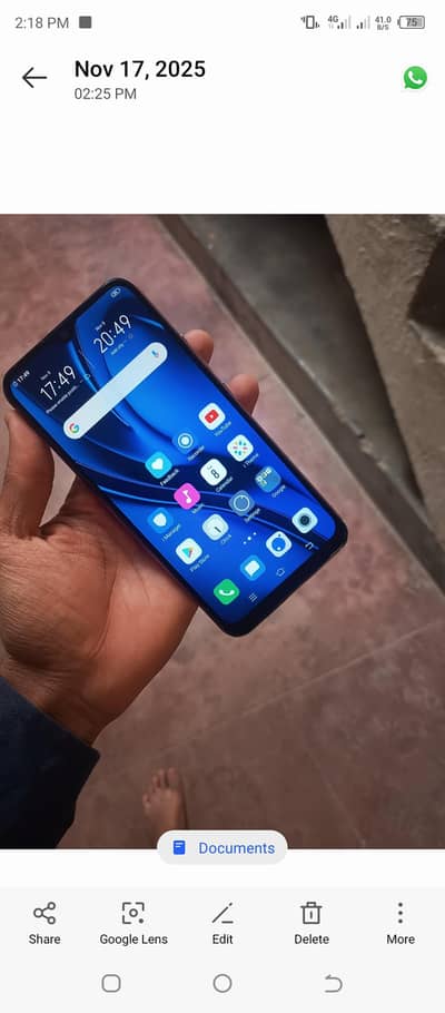 vivo y17 4/64 5000 mah bettery