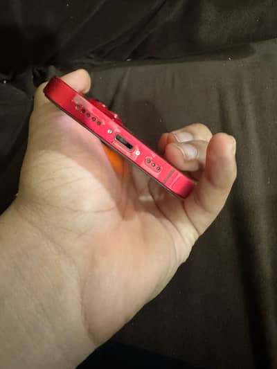Iphone 14 non jv 128gb red colour 88 battey health with box and cable