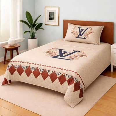 4pc Export Cotton Single Pair Bedsheets