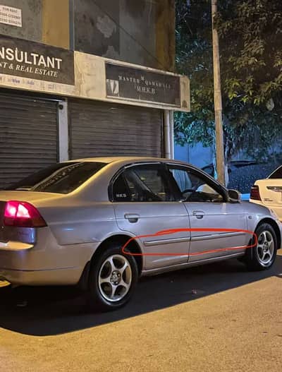 Honda Civic 2001 - 2005 Original OEM door moulding