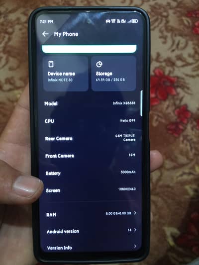 Infinix Note 30 8+8/256