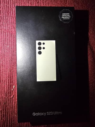 Samsung S23 Ultra just box open brand new