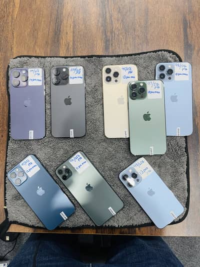 I Phone 13 pro max 13 pro 14 pro max 12 pro max 11 pro max   pta