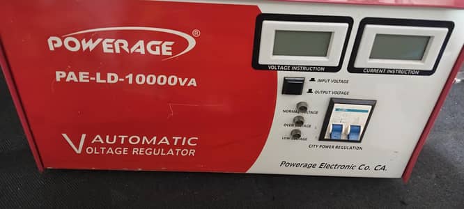 POWER AGE 10000va 10kva  Automatic voltage Regulator