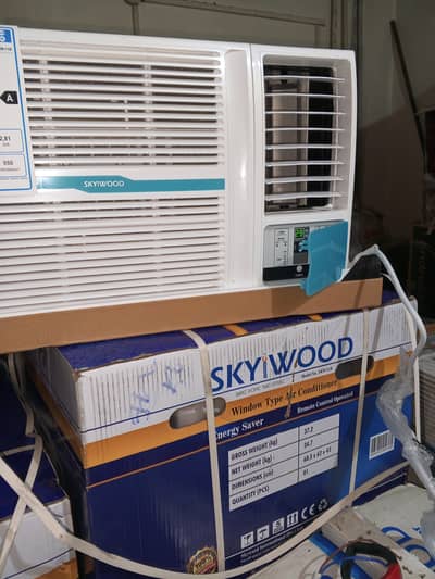 SKYWOOD WINDOW AC NEW PIN PACK 1 TONE INVERTER ENERGY SAVER