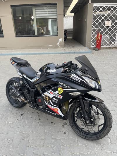 Kawasaki ninja 250 heavy bike unregistered