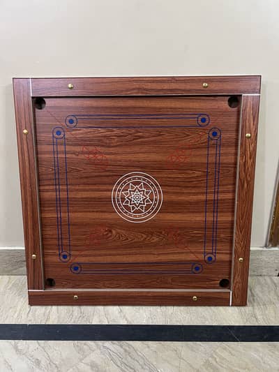 Carrom Board with 2 stricker and dices, complete set