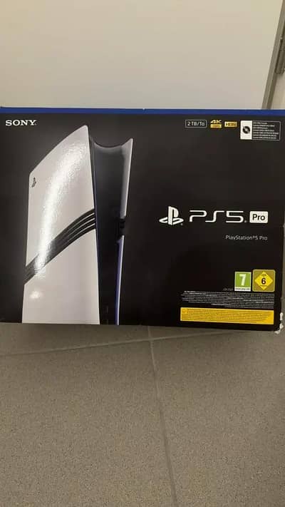 PS5 Pro 2TB Disc Edition - Like New | With 6 Discs + PS Plus