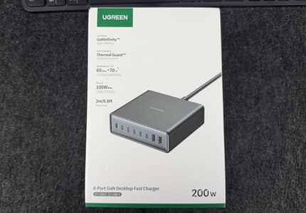 UGREEN 8-Port 200W GaN Desktop Fast Charger