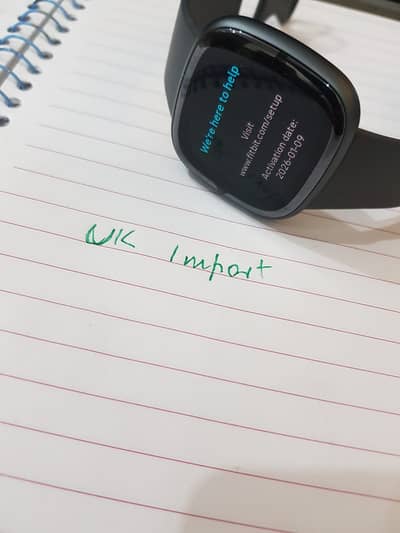 Fitbit Sense 2 UK Import Google Smartwatch GPS Google Wallet 10/10 NFC
