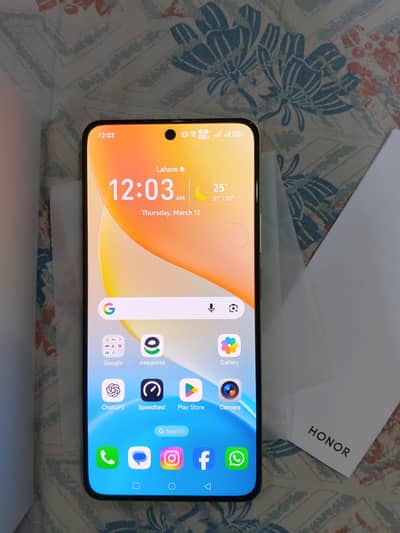 Honor X8d with original charger and box
