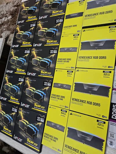 DDR5 DDR4 Gaming Rams 16GB 32GB 64GB kits at whole sale prices