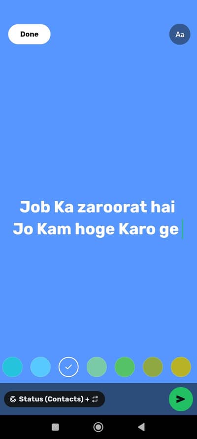 Job Ka zaroorat hai