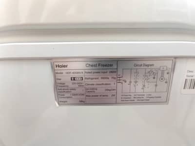Haier Inverter Deep Freezer 405L (HDF-405) – Excellent Condition