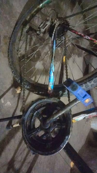 wheeling cycle in good condition frame stickering used gear and disc b