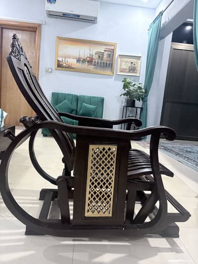 Premium Wooden Rocking Chair ( Antique design